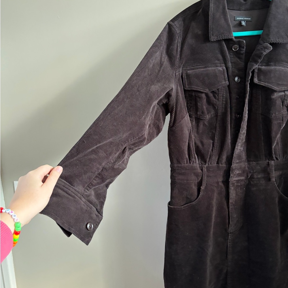 Universal Standard Corduroy Dress Dark Brown Size Small (12-14) - Picture 3 of 6